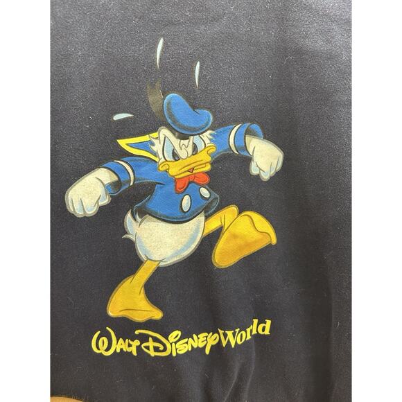 Mickey Inc Crewneck Sweatshirt Medium Walt Disney World Donald Duck Blue VTG - Picture 2 of 12